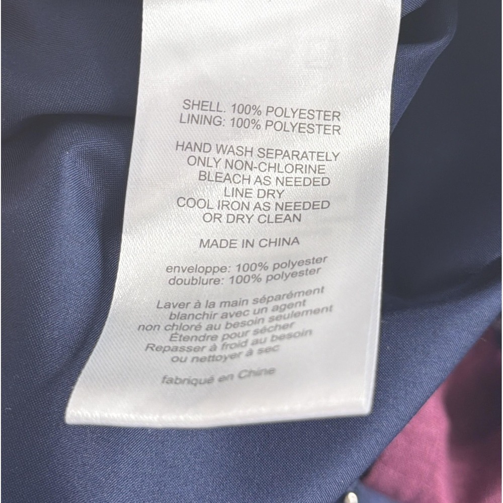 White By Vera Wang Dress Womens 16 Navy Maxis Chiffon Halter Bridesmaid Formal - Picture 11 of 12